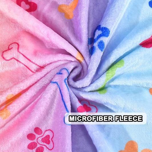 Dog Blanket, Super Soft Fluffy Premium Fleece Pet Puppy Blanket - Image 2