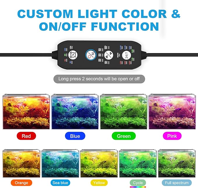 SEAOURA 24/7 Mode LED Aquarium Light - Image 3