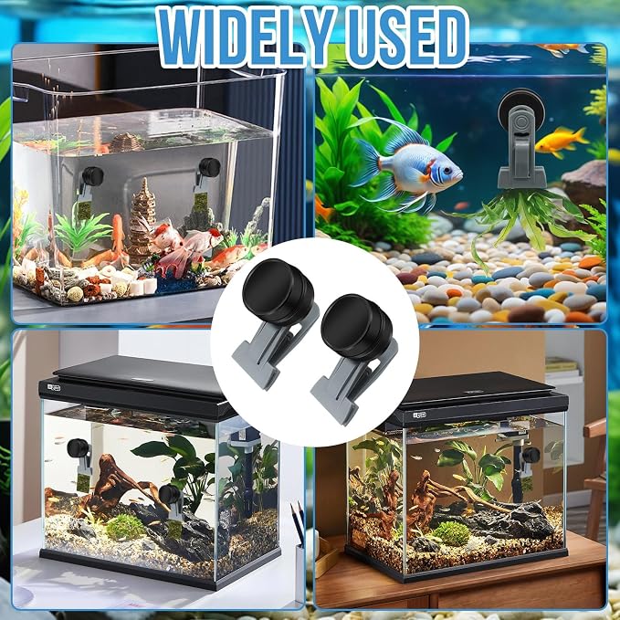 2Pcs Goldfish Feeder, Saltwater Aquarium Accessories Supplies Algae Magnet - Image 7