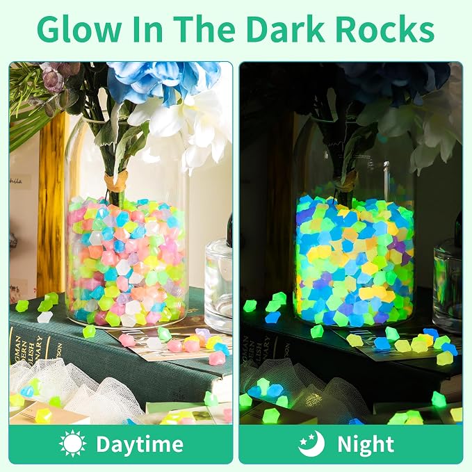 OSOPOLA 750 PCS Glow in The Dark Rocks - Image 5