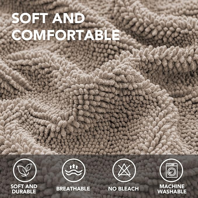 H.VERSAILTEX Non Slip Pet Couch Cover Chenille Dog Bed Protector Thick Soft - Image 2
