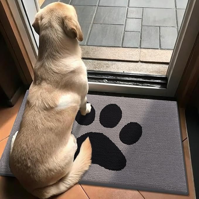 Buganda Dog Door Mat for Muddy Paws, Absorbent Dirt Trapper Non Slip Indoor - Image 7