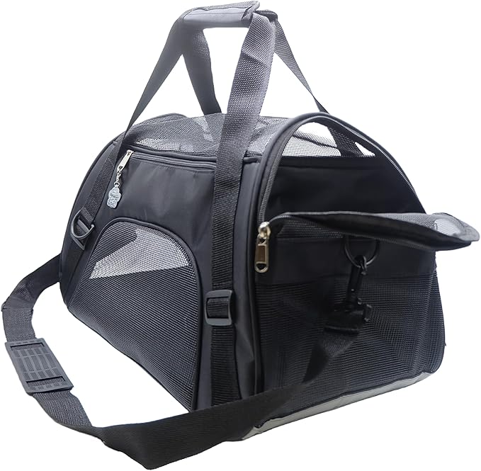 Cat Carrier, Soft-Sided Pet Travel Carrier by ZaneSun