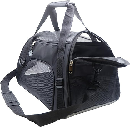 Cat Carrier, Soft-Sided Pet Travel Carrier by ZaneSun