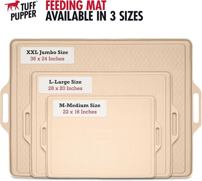 Tuff Pupper 28x20 Large Dog Feeding Mat - Image 6