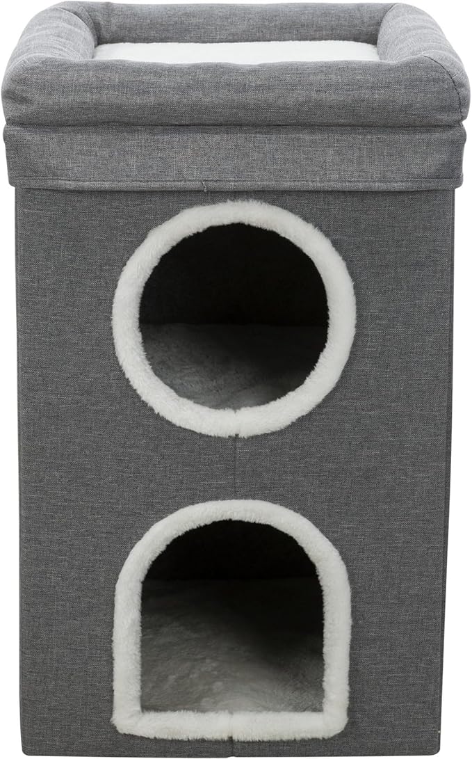 Trixie Saul Cat Condo | 2-Story Condo Tower | Scratching Surface | Foldable by TRIXIE
