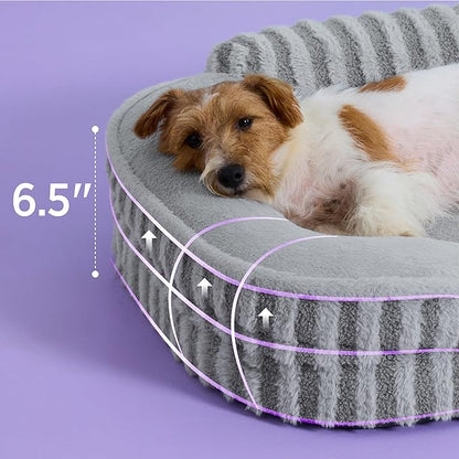 LE SURE Cute Dog Bed Medium Size Dog, Orthopedic Waterproof Medium Pet Beds - Image 2