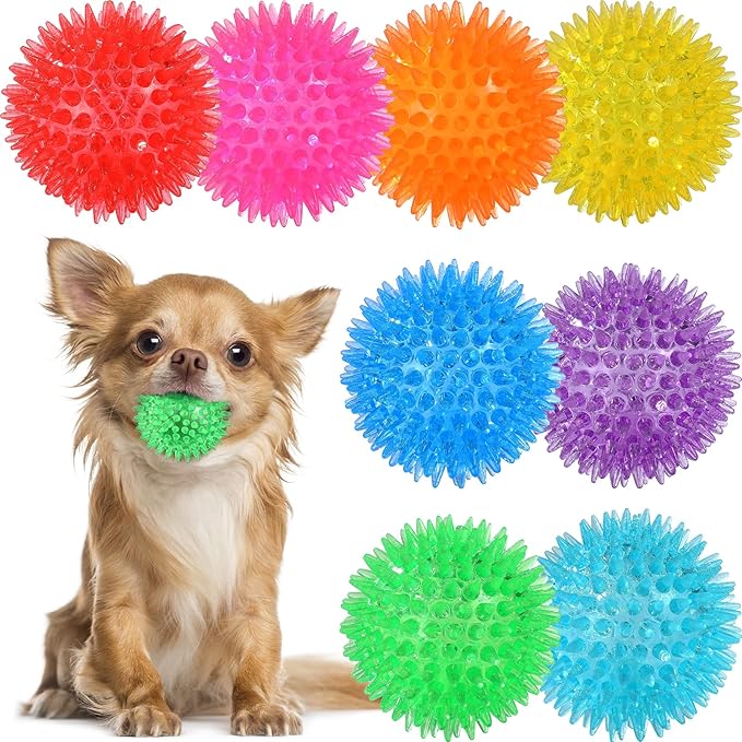 VITEVER 8 Colors 2.5” Squeaky Dog Toy Balls by VITEVER