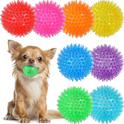 VITEVER 8 Colors 2.5” Squeaky Dog Toy Balls by VITEVER