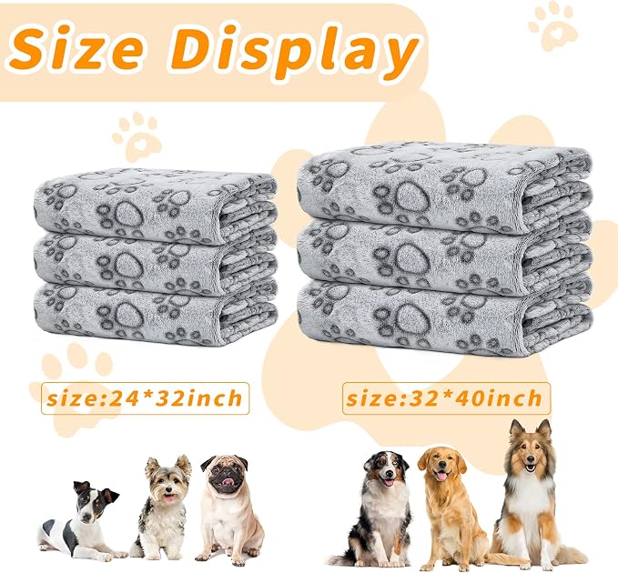 LOKOZ Small Dog Blanket for Medium Large Dogs Fleece Puppy Blanket Washable Dog - Image 5