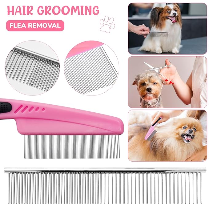 Dog Brush & Grooming Kit – 9-Piece Pet Brush & Deshedding Set - Image 6