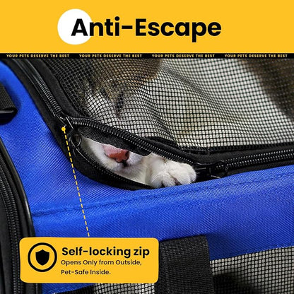 Cat Carrier Bag, Soft-Sided Pet Carriers - Image 6