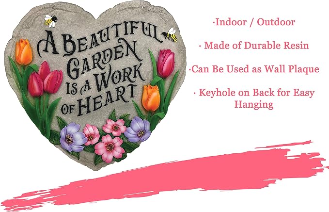 Spoontiques - Garden Décor - Beautiful Garden Stepping Stone - Decorative Stone - Image 6