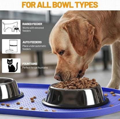 Hubulk 100% Waterproof Silicone Pet Feeding Mat - Image 6