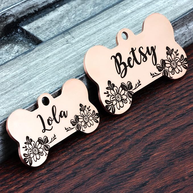 Ultra Joys Stainless Steel Personalized Dog Tags - Image 3