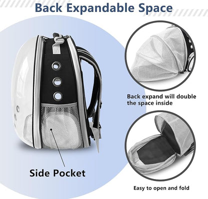 Cat Backpack Carrier Back Expandable Bubble Pet Carrier Backpack - Image 3