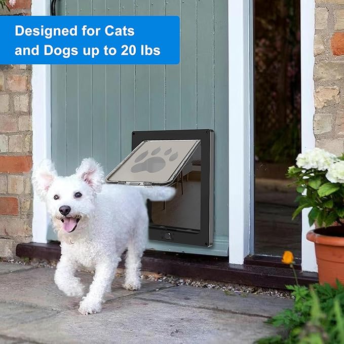CEESC Dog Door for Pets Up to 20lb, Weatherproof Pet Door for Cats and Dogs - Image 2