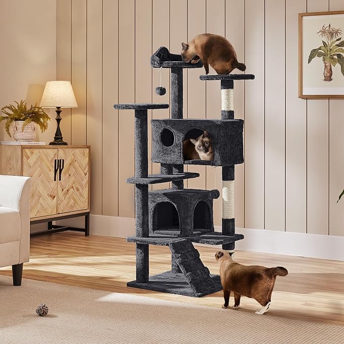 Yaheetech 54in Cat Tree Tower Condo, Cat Tree - Image 3
