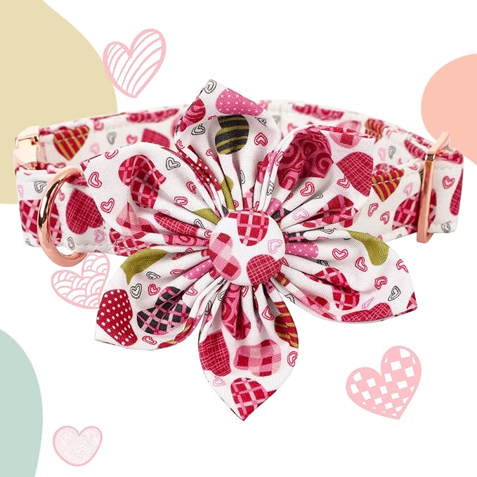 Lionheart Glory Heart Dog Collar, Valentine's Day Dogs Collar - Image 2