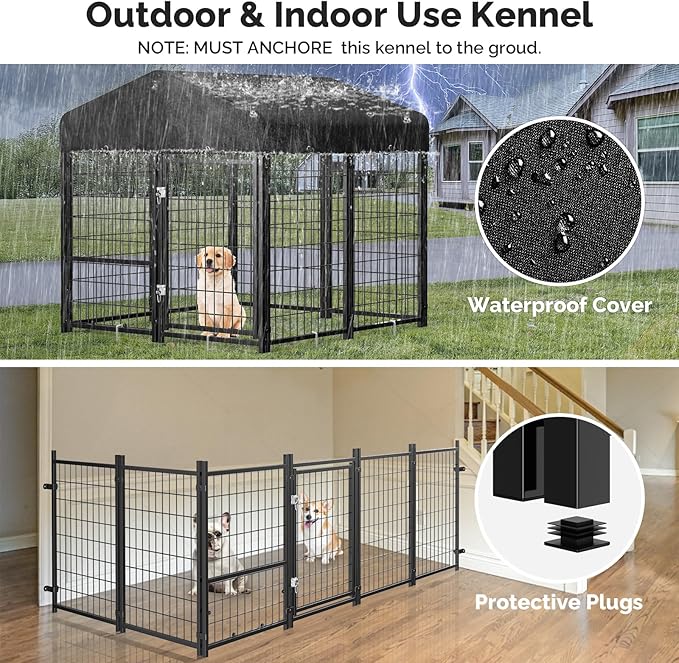 Sino Luban Outdoor Dog Kennel Outside Run - Image 4