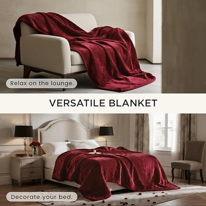 gogobunny Waterproof Bed Blanket, Reversible Sherpa Fleece Throw Blanket - Image 7