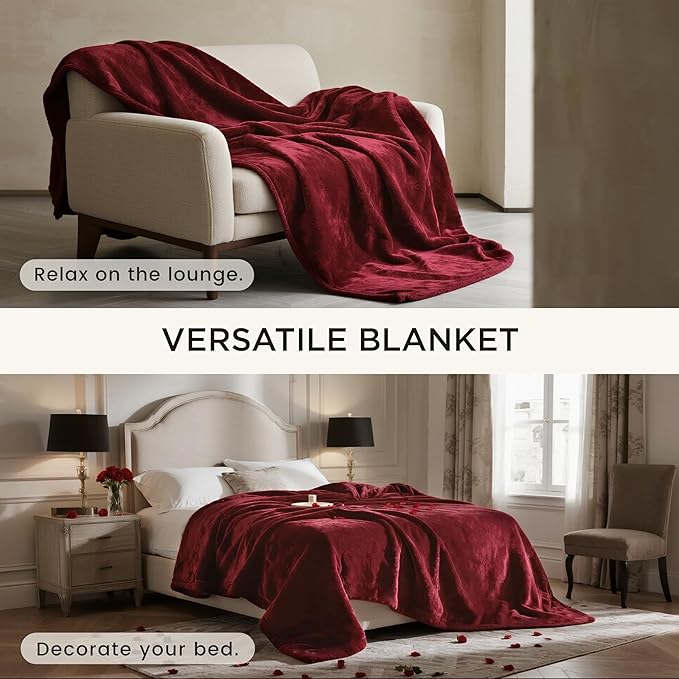 gogobunny Waterproof Bed Blanket, Reversible Sherpa Fleece Throw Blanket - Image 5