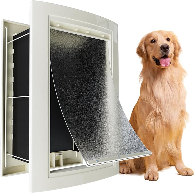 mestyl Dog Door for Wall, Pet Door, Doggie Door by MESTYL