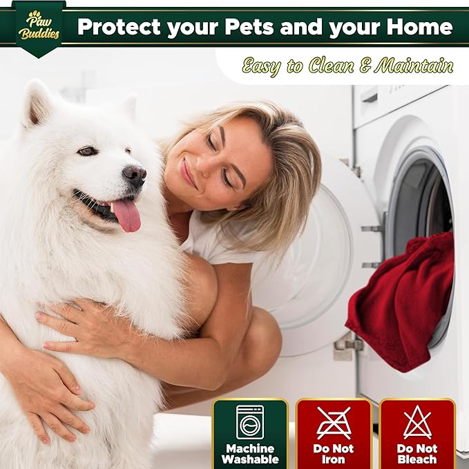 Paw Buddies Waterproof Blanket 80"x90" – Reversible Microfleece Throw - Image 8