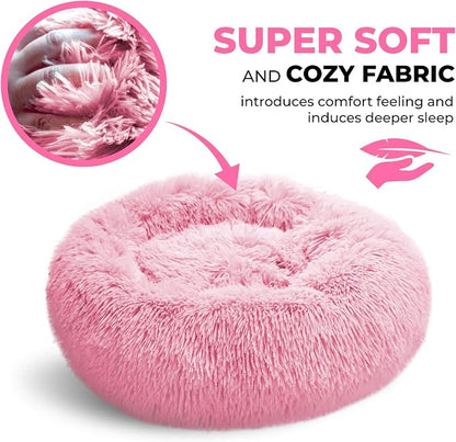 Whiskers & Friends Cat Beds for Indoor Cats Washable, Orthopedic Soft Fluffy - Image 5