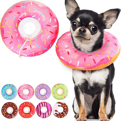 Cat Cone Collar Soft, Cute Cat Donut Collar After Surgery, Adjustable Kitten by Unknown