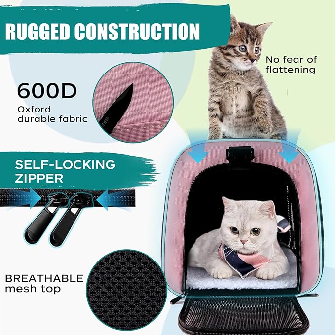 Top tasta Dog Cat Carrier Pet Carriers - Image 3