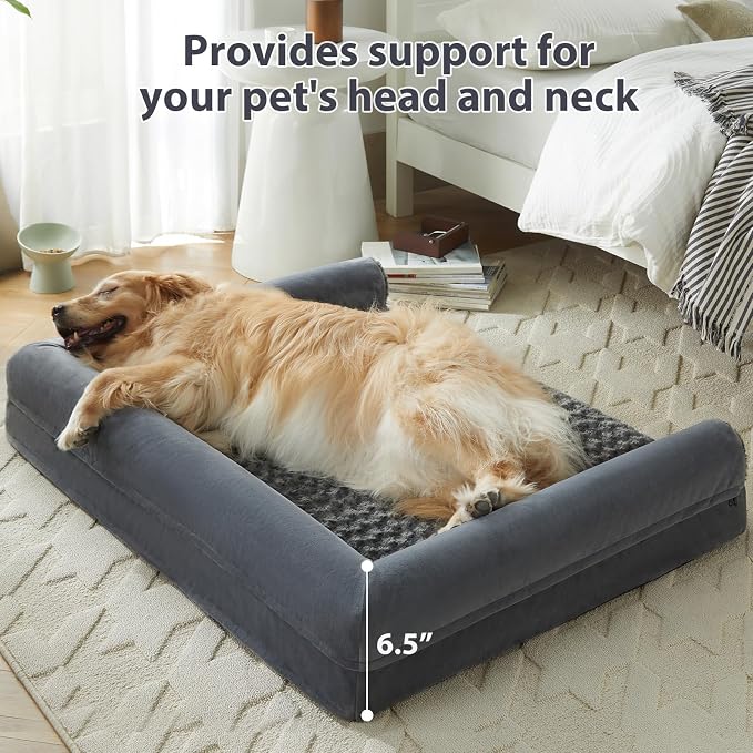 BFPETHOME Dog Beds for Large Dogs, Orthopedic Dog Bed for Medium Large Dogs - Image 3