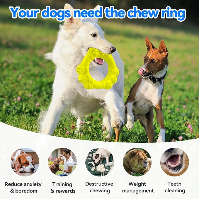 Indestructible Dog Chew Ring Toys - Image 5