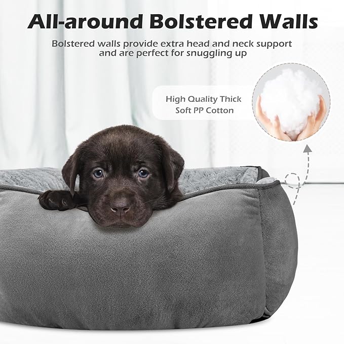 INVENHO Small Dog Bed Rectangle Washable Orthopedic Soft Calming Sleeping - Image 2