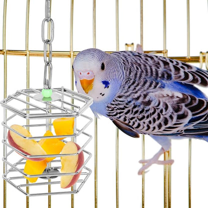 Stainless Steel Bird Suet Feeder Cage - Image 5