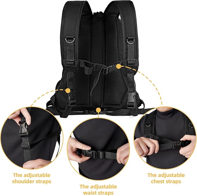WOYYHO Pet Dog Carrier Backpack Small Dog Front Backpack Ventilated Dog Carrier - Image 3