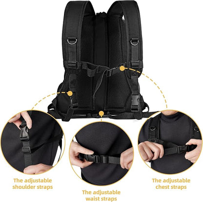 WOYYHO Pet Dog Carrier Backpack Small Dog Front Backpack Ventilated Dog Carrier - Image 3