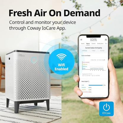 Coway Airmega 400S App-Enabled Smart Air Purifier, True HEPA Air Purifier - Image 9