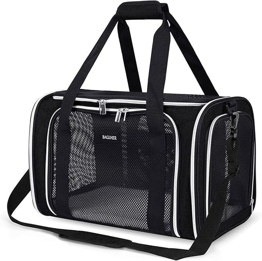 BAGLHER Pet Travel Carrier, Cat Carriers Dog Carrier by BAGLHER