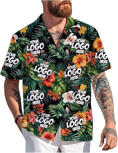 Custom Hawaiian Shirt with Face Photo Picture by GLOXO