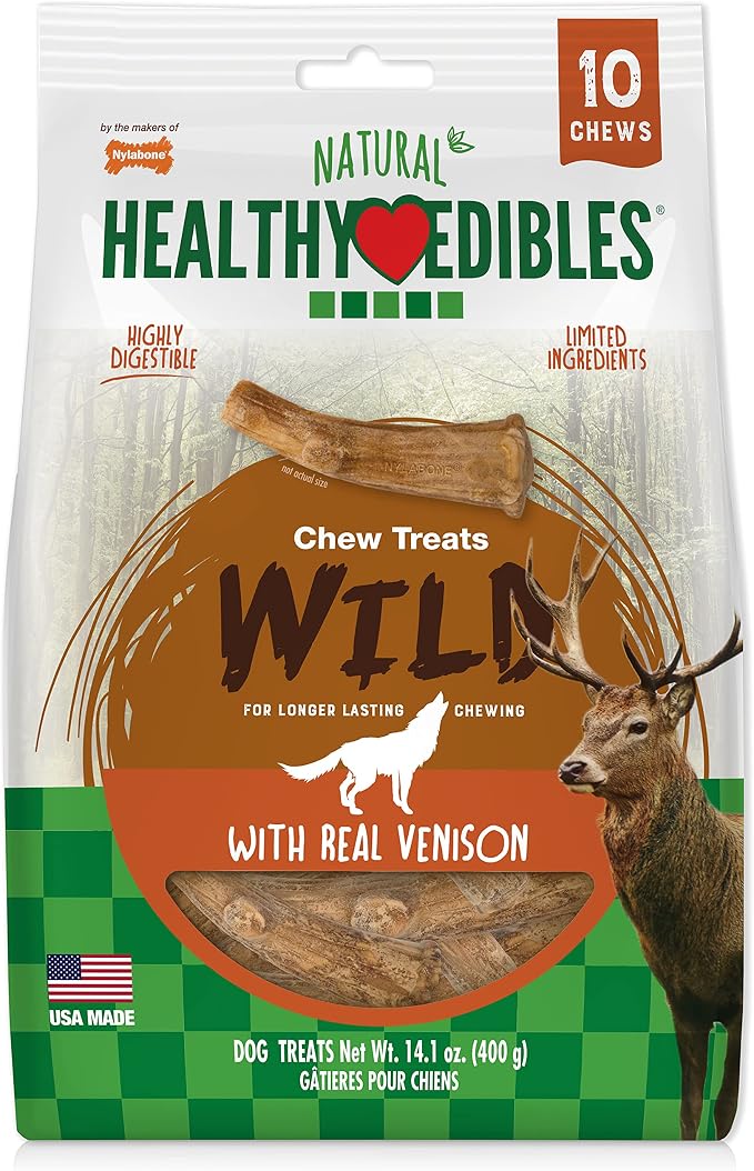 Nylabone Healthy Edibles WILD Natural Dog Chew Treats by Nylabone