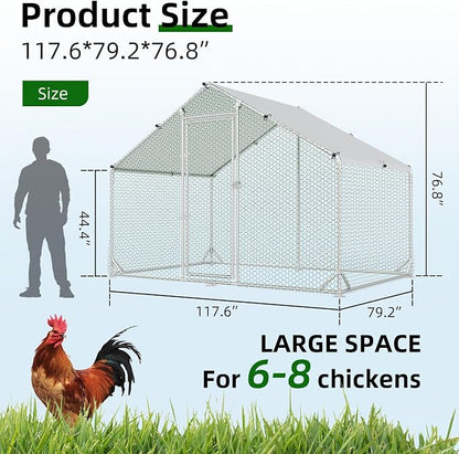 4ever2buy Large Metal Chicken Coop - Image 2