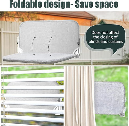 Sunhoo Cat Window Hammock Perch Cordless Perches Window Sill Seat Bed Foldable - Image 2