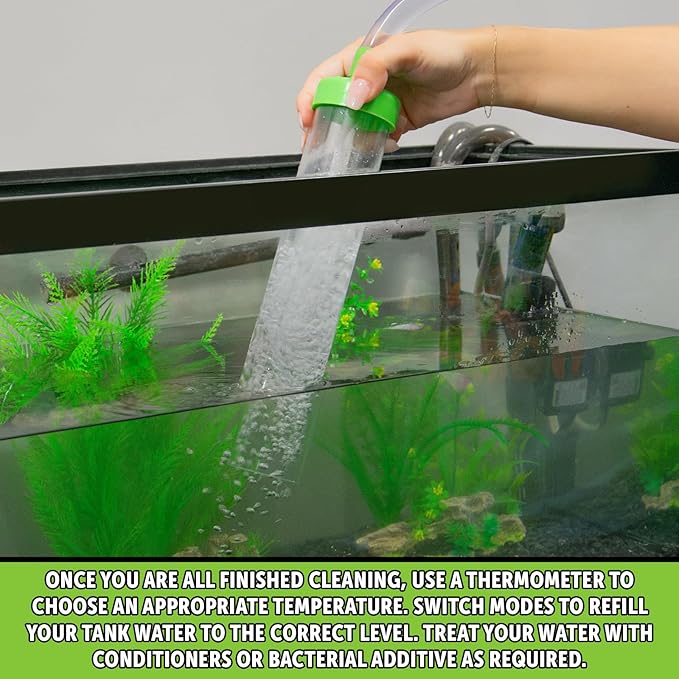 Python No Spill Clean and Fill Aquarium Maintenance System, Gravel Cleaner and - Image 8