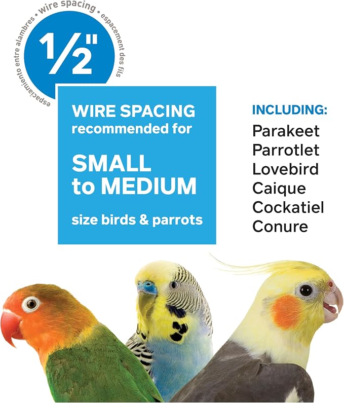 Prevue Hendryx Pet Products Wrought Iron Flight Cage - Image 7