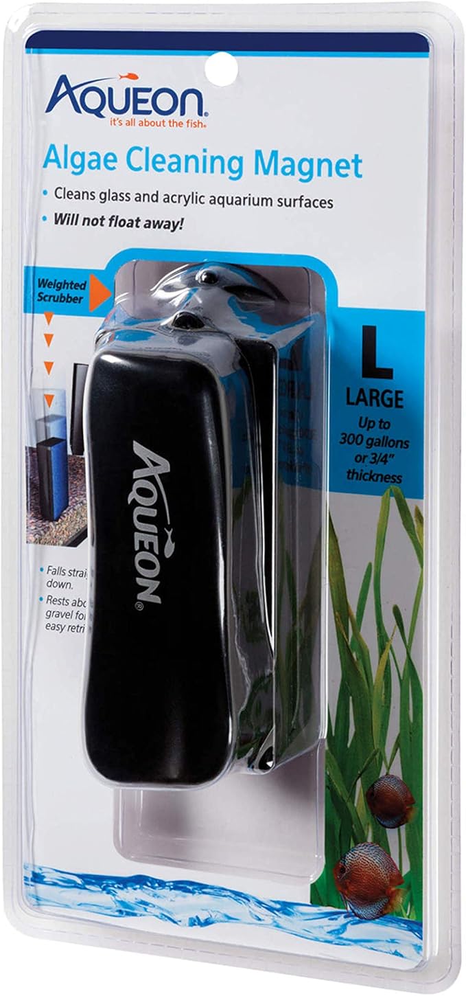 Aqueon Aquarium Algae Scraper, Fish Tank Cleaning Magnets by Aqueon