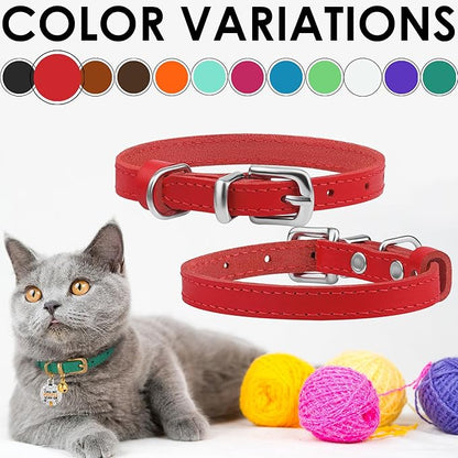 BRONZEDOG Leather Cat Collar - Image 5