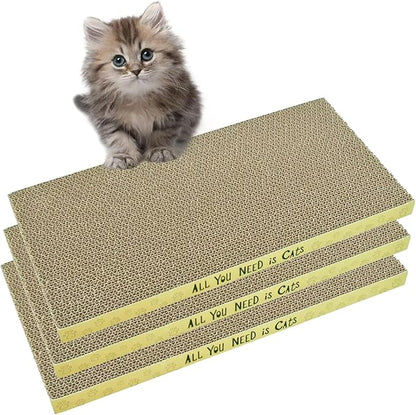 AccEncyc Cardboard Cat Scratcher Pads Cat Scratching Board by Unknown