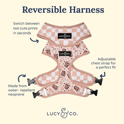 Lucy & Co. Cute Reversible Dog Harness Walking Halter - Image 2