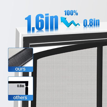 Magnetic Screen Door Upgraded PET Mesh Stronger Than Fiberglass and Polyester - Image 5
